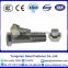 stainless steel 304 DIN933 DIN931hex bolt and nut and washer