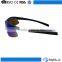 Trendy design retro men women half rim protective sports custom logo reflective blue lens sunglasses goggles