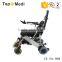Lightweight Folding Electric Power Wheelchair for Disabled People/Silla de ruedas electrica
