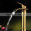 Deluxe Gold upc brass faucet, whole bathroom basin/toilet/water faucet, waterfall brass upc faucet