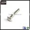 customized M10 stainless steel t head bolt