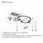 3 inch OBD II head up display multifunctional rotation speed Car Head Up Display XY-HUD206