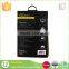 China manufacturer custom design usb cable package box with blister pvc window