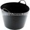 PE Flexible Buckets With Handle Garden Buket/Tub