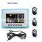 433mhz Wireless rf RCC Weather Station With 3 Remote Sensors/ Automatic Weather Station With Digital Clock Themometer Hygrometer