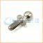  high quality 304 stainless steel ball head screw