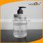 High Quality Plastic Square 250ml Mason Jar with Pump Sprayer Screw Cap