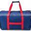 Perfect nylon water resistant duffel bag with shoe compartment