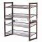 Stackable metal mesh shoes rack and storage rack