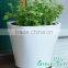 2016 hot sale Self-Watering System plastic planter pots,garden flower pot,interior decor planter