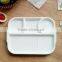 11inch ceramic divided dinner plate microwave oven ceramic plate dishwasher breakfast plate