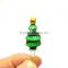 Custom earphone dust plug,Greeen christmas tree dust plug charm,PVC anti dust plug charm for earphone