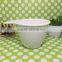 Stocked Popular White Ceramic Bowl ceramic dished with single Handles