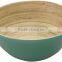 New design bamboo salad bowls, clear spun bamboo salad bowls