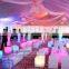 pouff wedding bar seats with low height (cb400)