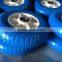 200mm PU foam trolley wheel 2.50-4 with plastic rim