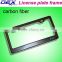 Auto carbon fiber license plate frame