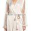 Satin Sleepwear Nightwear 100% Nylon Bodice And 100% Polyester Skirt Robe Hot Mature Women Sexy Babydoll For Wedding Honeymoon