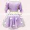 Girls fashion purple dance wear for sale QQ028A