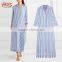 2017 New Fashion Caftan Striped Linen Kaftan