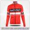 Embroidered cycling logo french cycling jerseys /long sleeve cycling jersey