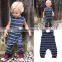 Latest design Custom design onesie kids clothes wholesale cotton jumpsuit Clothing summer stripe baby romper