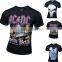 Mens O neck fashion tshirt with cartoon pattern
