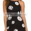 Runwaylover EY2183D Ladies Sexy Backless Printed Mini Dress