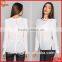 2015 New Office Blouse Design Long Sleeve Chiffon Blouse for Women
