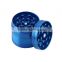 4 parts 40mm 1.968'' CHROMIUM" zinc alloy metal herb grinder crusher Tobacco Spice Crusher smoking grinder sets hot search