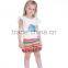 Wholesale blank baby clothes toddler summer pants girls icing ruffle shorts