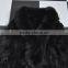 SJ468 Black Hand Make Factory Haining Mink Fur Capes