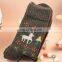 Winter Christmas Deer Wool Socks With Thick Warm Female Socks