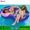 PVC Inflatable 8 Shaped Double Water Ski Tube Inflatable Life Ring Swim Tube Surfing Ring for 2 People