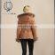 Hot Sale Sheepskin And Leather Jacket For Women Double Face Fur Coat Real Fur Skin Overcoat