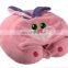 New style custom u shape travel neck pillow with hat fashion soft plush stuffed animal u pillow