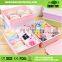 15 Dividers Fashion Colorful Underwear Storage Box Socks Storage Boxes With Lid
