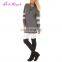 Private Label Gray Women Casual Autumn Base Ball T-Shirt long latest blouse designs