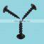 Black dry wall screw grabber machining collated stainless steel self tapping chipboard drywall screw