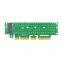Linkreal PCIe3.0 x4 to NGFF M.2 SSD NVMe Adapter (Without bracket) for computer parts