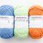 Baby soft 7s/5 solid color 100% cotton crochet yarn for sweater