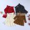 Winter Baby Girl Knitted Dress Warm Autumn Toddler Girls Ruffled Sleeve Sweater Dress Clothing Outfits Christmas Dresses