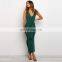 2020 Summer New Sexy Ladies Casual Dress Womens Bodycon Sleeveless Dress with Belt