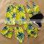 Summer Parent-Kids Swimwear Family Coconut palm print Hawaii beach Swimsuit Unisex