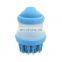New Design Silicon Bath Liquid Storage Cat Dog Hair Cleaning Grooming Shower Pet Brush