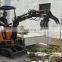 wholesaler supply mini digger bucket excavator for sale