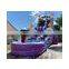 Purple Inflatable Water Slides Pool Commercial Slip Slide For Kids