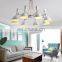 hotel restaurant ceiling light black metal spider lamp modern ceiling lamp