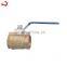 Mounted Industrials Brass 2 Way Screw Thread Ball Valve