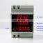 ELECALL D52-2048 DIN RAIL LED Volt AMP Meter Display Active Power Factor Energy AC 80-300V 0-100.0A Ammeter Voltmeter